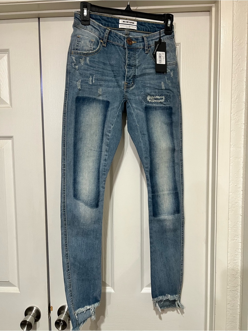 NWT ONE X ONETEASPOON CLUB BLU DESPERADOS COLLECTION SKINNY JEANS SIZE AU 28